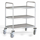 3 Shelf Stainless Steel Serving Trolley