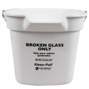 9.46L White Kleen Pail