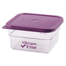 Cambro 1.9L Allergen Square Storage Container