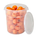 Cambro 11.4 - 20.8L Polyproplene Translucent Round Lid