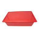 150mm Deep 1/1 Red Polypropylene GN Pan