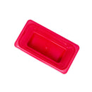 Cambro 150 mm tiefe 1/3 rote GN-Pfanne aus Polypropylen 