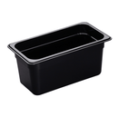 150mm Deep High Heat 1/3 GN Pan Black