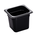 150mm Deep High Heat 1/6 GN Pan Black