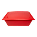 200mm Deep 1/1 Red Polypropylene GN Pan