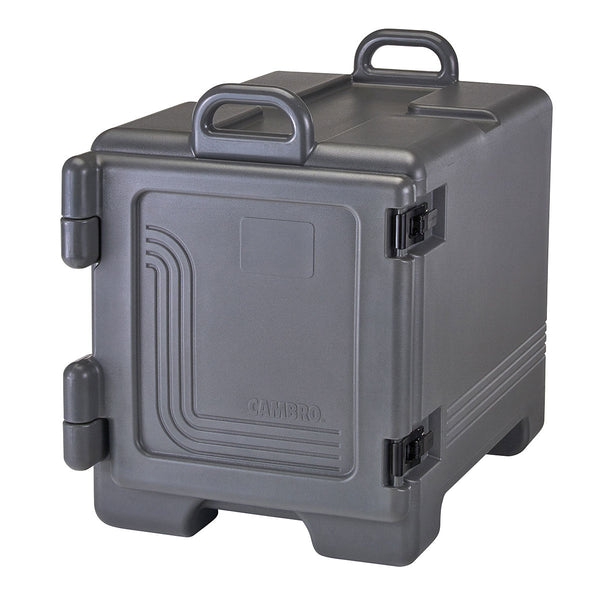 Cambro 3 x 1/1 GN Front Loading Charcoal Gray Pan Carrier 432mm x 654mm x 568mm