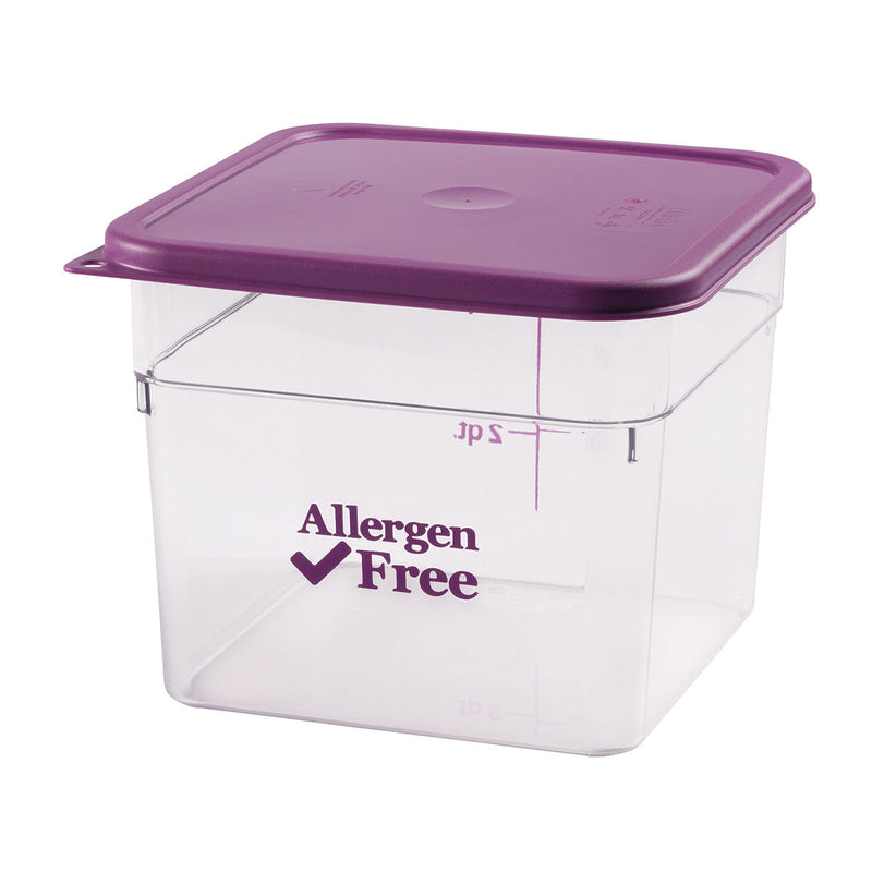 Cambro 5,7 l Allergen-Aufbewahrungsbehälter, quadratisch