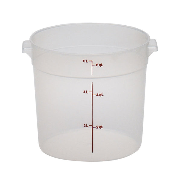 5.7L Translucent Round Food Storage Container