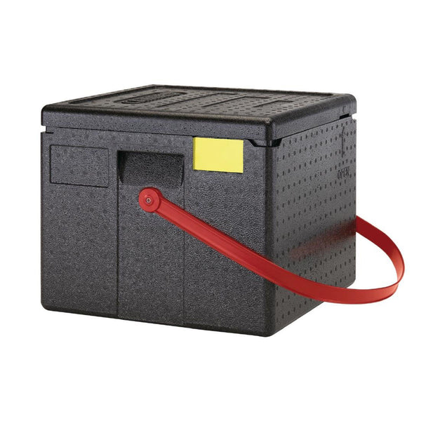 Cambro GoBox™ Top Loading 4 Pizza, roter Riemen 