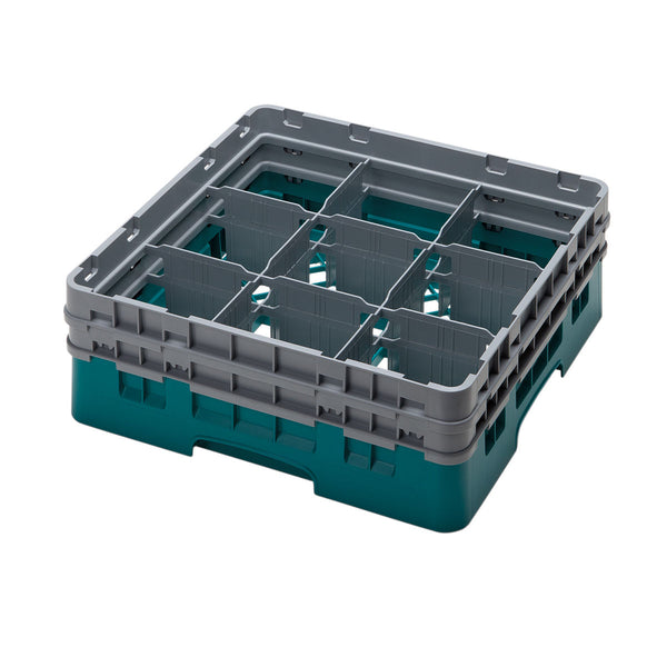 H133mm Teal 9 Compartment Camrack