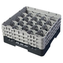 H196mm Black 20 Compartment Camrack