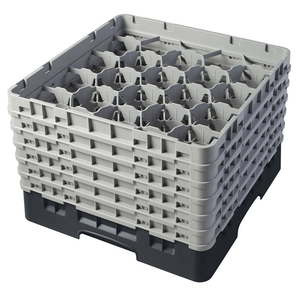 H320mm Black 20 Compartment Camrack