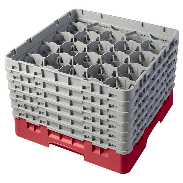 H320mm Red 20 Compartment Camrack
