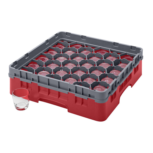 H92mm Red 30 Compartment Camrack