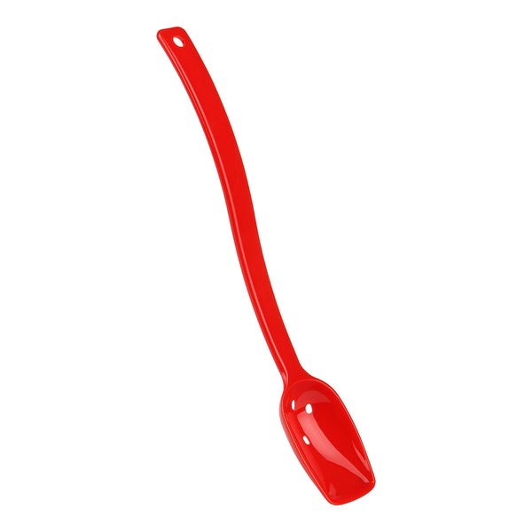 Red Perforated Salad Spoon