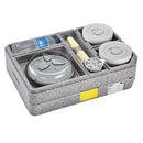 Tablotherm GoBox™ Insulated Tray with Round Porcelain Dishware