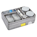 Tablotherm GoBox™ avec vaisselle rectangulaire isolée