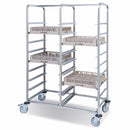 18 Rail Double Dishwasher Rack Trolley