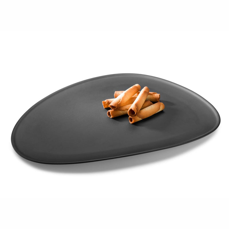 Black Serving Dish H30mm