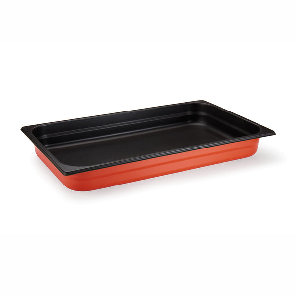 Burnt Orange Non-Stick 1/1 GN Pan