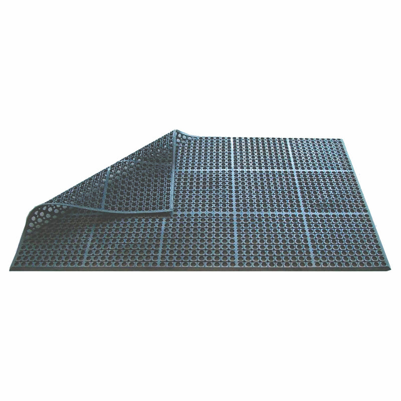 D1500mm Black Natural Rubber Floor Mat