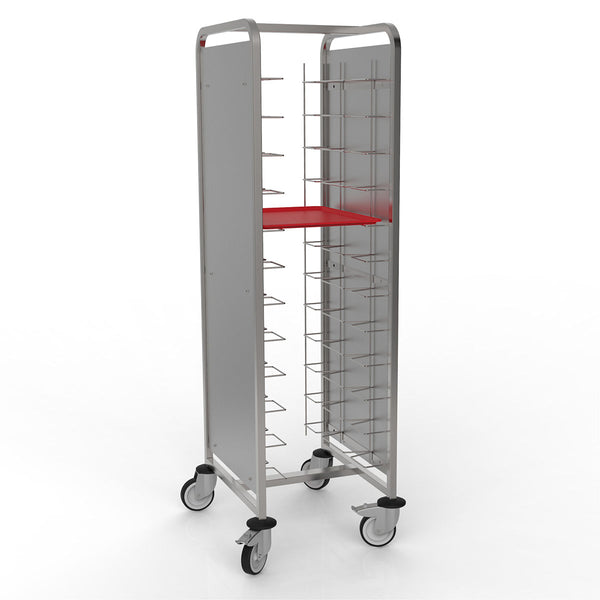 Side Panel Self-Service Tray Trolley