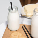 Fiesta Kompostierbare, einzeln verpackte Cocktail-Rührhalme aus Papier, Schwarz (250 Stück)