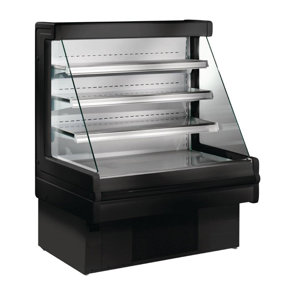 Zoin Mandy Low Profile Multi-Deck-Display-Kühlschrank, Schwarz, 1500 mm