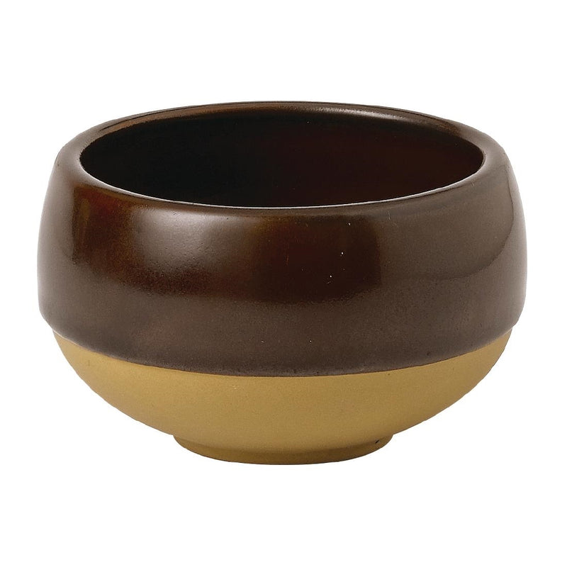 Churchill Emerge Cinnamon Brown Deep Bowl 90mm (Pack of 12)