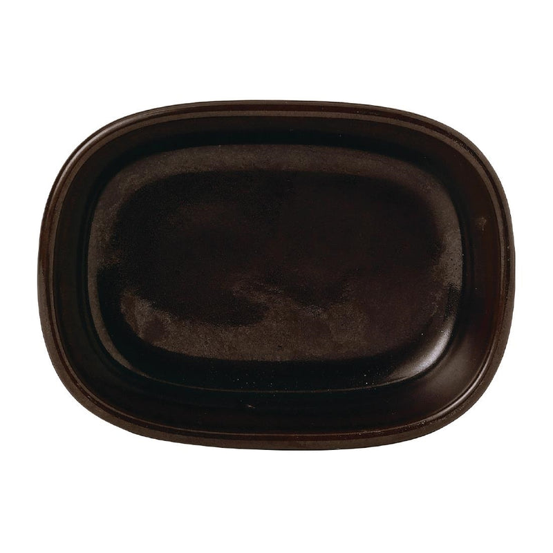 Churchill Emerge Cinnamon Brown Tray 120 x 90mm (Pack of 6)