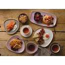 Churchill Stonecast Lavender Chefs Oblong Plate 352 x 187mm (Pack of 6)