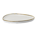 Churchill Stonecast Barley White Triangle Walled Chefs Plate 260mm (Pack of 6)