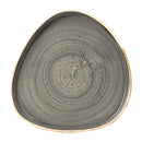 Churchill Stonecast Grey Triangle Walled Chefs Plate 200mm (Pack of 6)