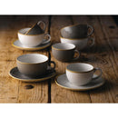 Tasse à cappuccino blanc d'orge Churchill Stonecast 280 ml (paquet de 12)