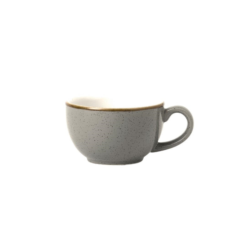 Churchill Stonecast Grey Cappuccino-Tasse, 170 ml, 12 Stück