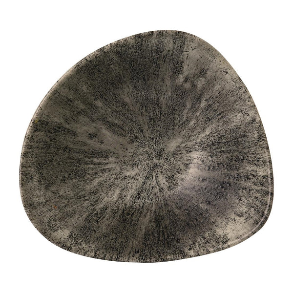 Churchill Stone Quarz-Lotusschale, Schwarz, 228 mm, 12 Stück