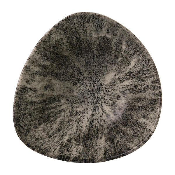 Churchill Stone Quarz-Lotusschale, Schwarz, 177 mm, 12 Stück