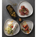 Assiette de chef à parois triangulaires blanches Churchill 200 mm (paquet de 6)