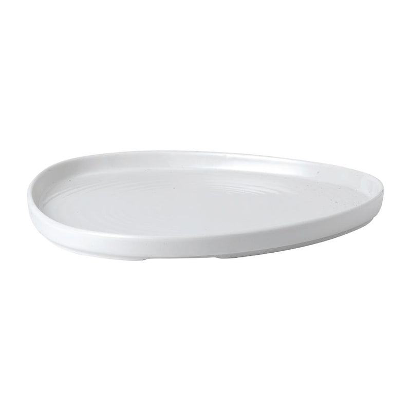 Churchill White Triangle Walled Chefs Plate 260mm (Pack of 6)