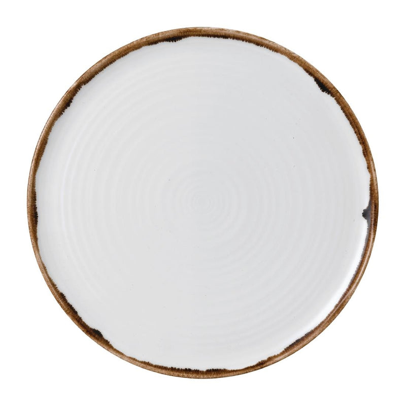 Dudson Harvest Natural Organic Coupe Flat Plate 317mm (Pack of 6)