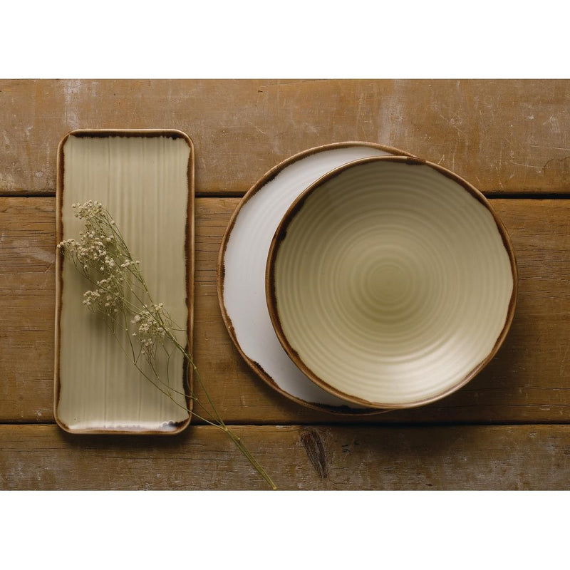 Dudson Harvest Natural Organic Coupe Flat Plate 317mm (Pack of 6)