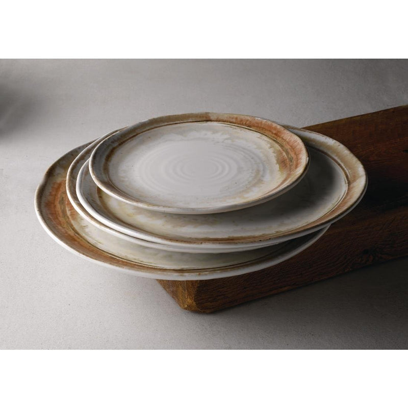 Dudson Sandstone Organic Coupe Plate 228mm (Pack of 12)