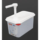 Distributeur de Sauce Araven avec Pompe 1/4 GN
