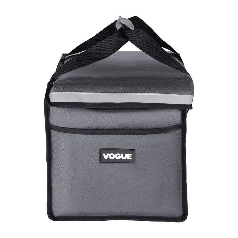 Isolierte faltbare Vogue-Liefertasche, Grau, 380 x 305 x 380 mm