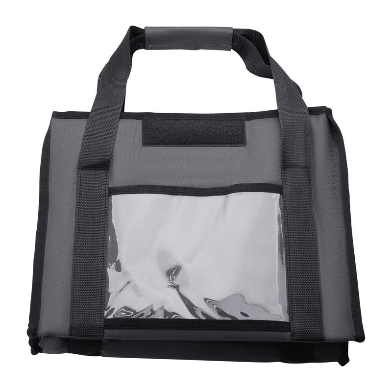 Vogue Insulated Folding Delivery Bag Grey 380x305x380mm