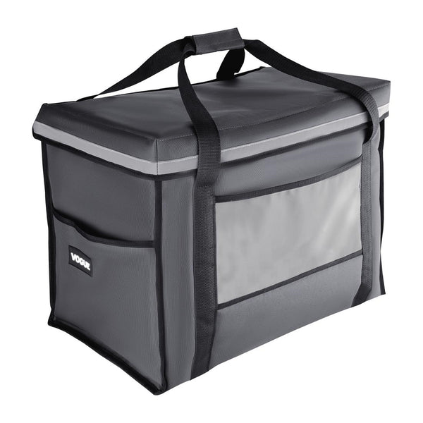 Vogue Insulated Folding Delivery Bag Grey 540x360x430mm