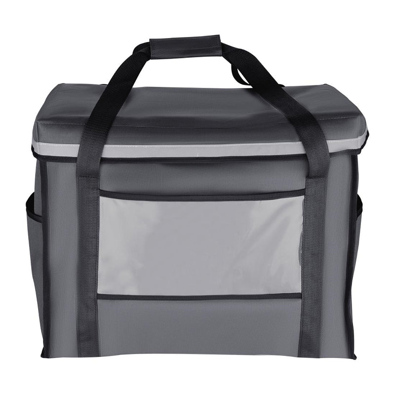 Vogue Insulated Folding Delivery Bag Grey 540x360x430mm