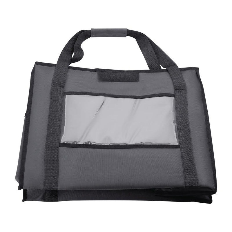 Vogue Insulated Folding Delivery Bag Grey 540x360x430mm