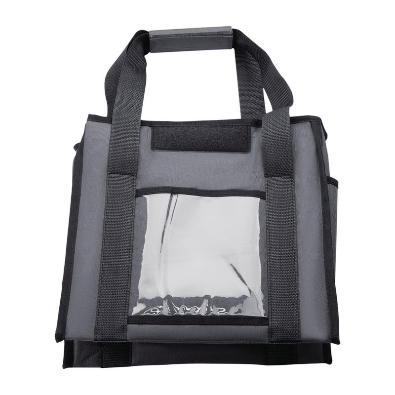 Vogue Insulated Top Loading Delivery Bag Grey 330x230x330mm