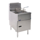 Pitco Twin Basket Single Tank Solstice Natural Gas Fryer SG18S